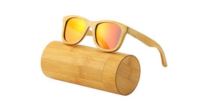 AN SWALLOW Polarized Wood Sunglasses
